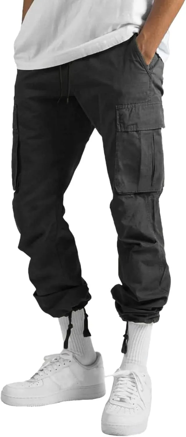 Mens Sweatpants with Pockets Sweatpants Thicken Active Jogging Workout Trousers Casual Cargo Pants Sweatpants for Men