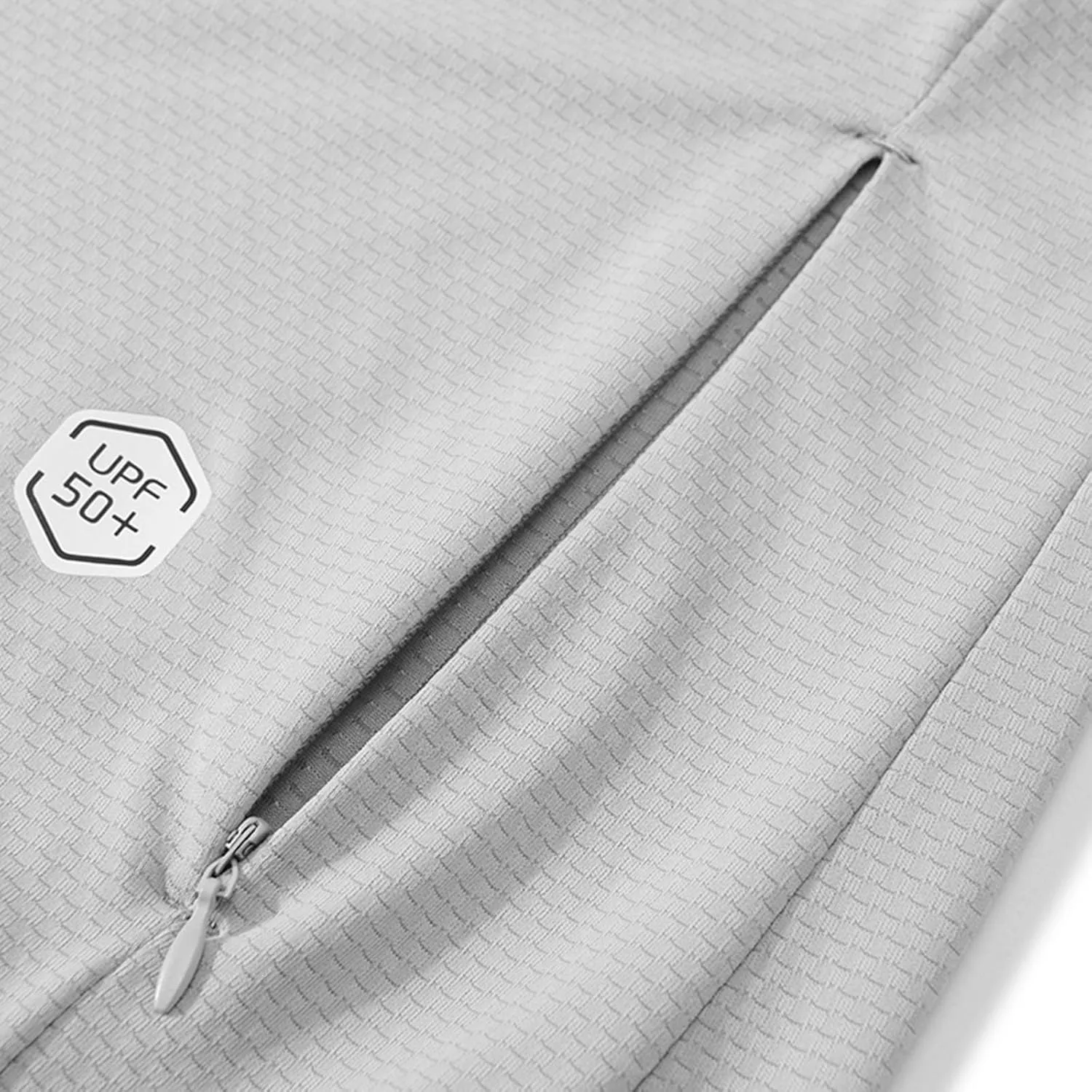 Mens UPF 50  Light Jacket Full Zip Sun Protection Hoodies Long Sleeve Stretch Cooling Shirt Unisex UV Hooded Jackets
