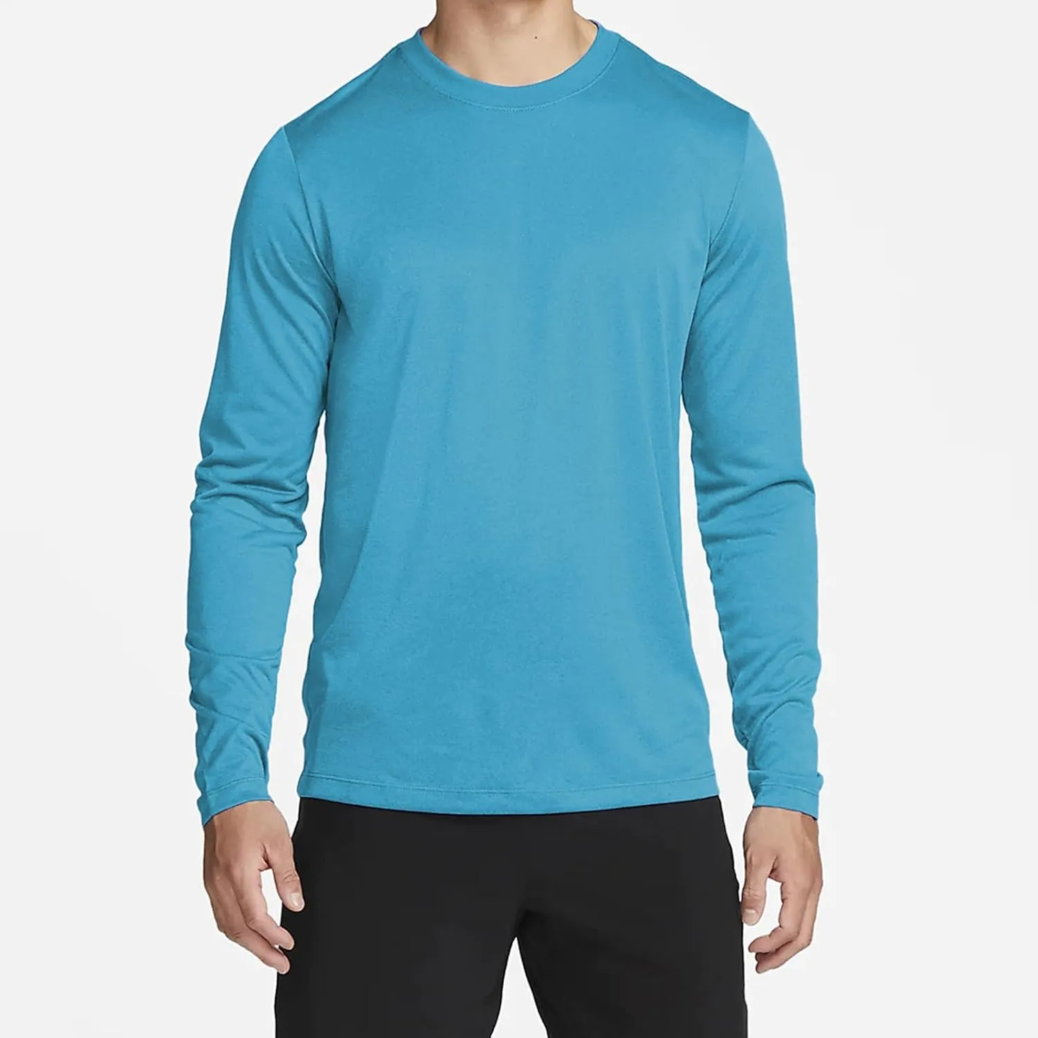 Men's UPF 50  Sun Protection UV SPF Shirts Long Sleeve Rash Guard Running Quick Dry T-Shirt Outdoor Lightweight Tops