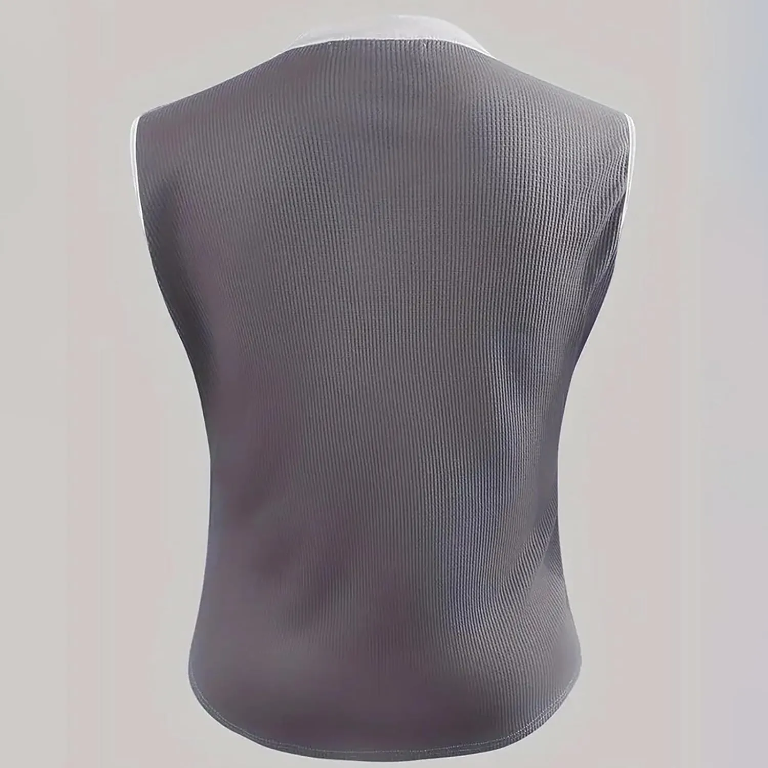 Men's Waffle Tank Tops Athletic Bodybuilding Gym Sleeveless Workout Muscle Cut Off Shirts Drying Compression Shirt