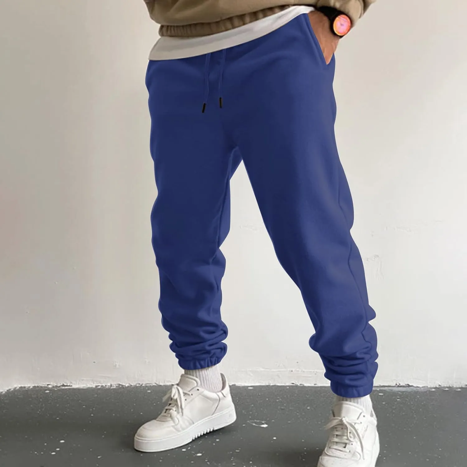 Mens Workout Cargo Sweatpants Slim Joggers Workout Pants for Running Sweatpants Hiking Mens Sweatpants Casual Cotton