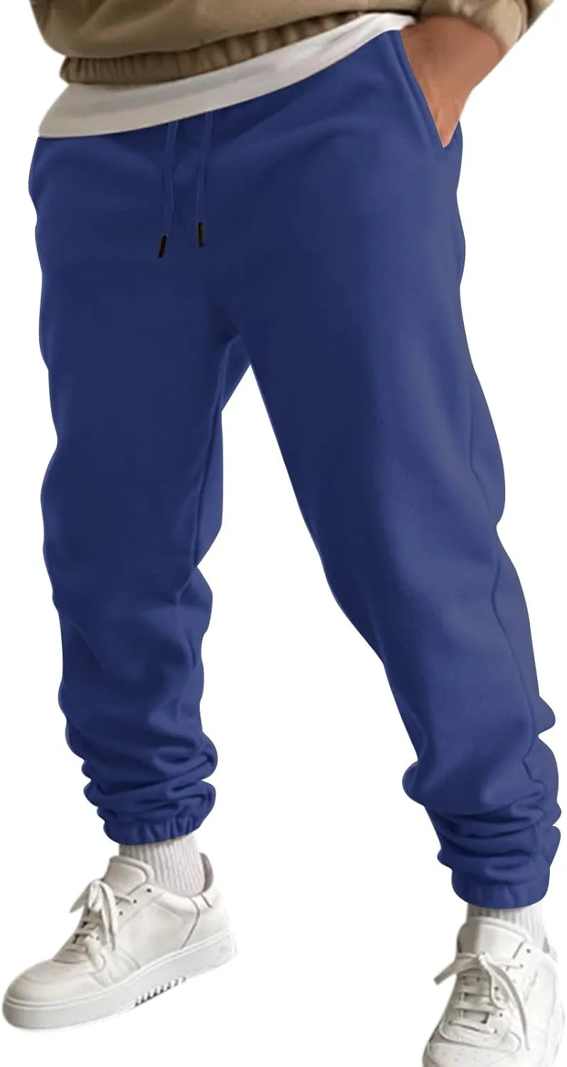 Mens Workout Cargo Sweatpants Slim Joggers Workout Pants for Running Sweatpants Hiking Mens Sweatpants Casual Cotton