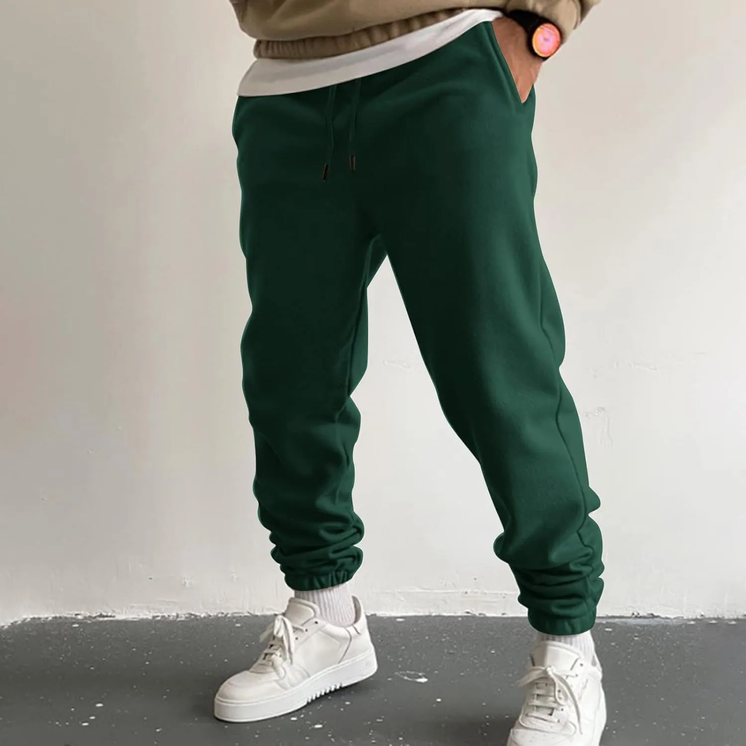 Mens Workout Cargo Sweatpants Slim Joggers Workout Pants for Running Sweatpants Hiking Mens Sweatpants Casual Cotton
