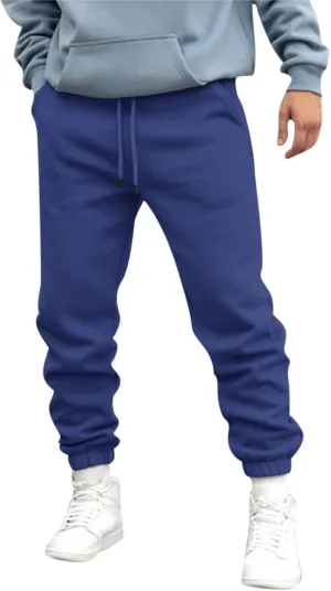 Mens Workout Cargo Sweatpants Slim Joggers Workout Pants for Running Sweatpants Hiking Mens Sweatpants Casual Cotton