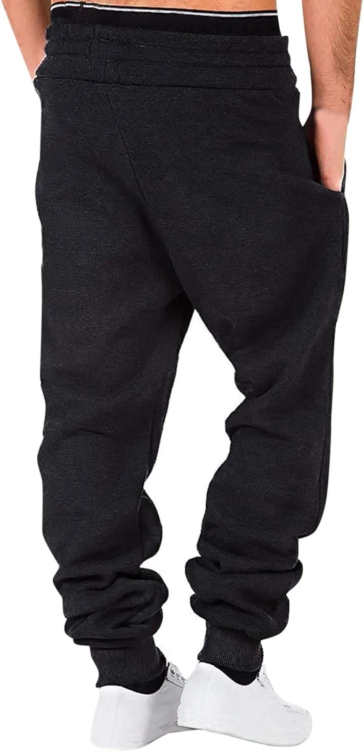 Mens Workout Cargo Sweatpants Sweatpants for Men with Pockets Mens Casual Joggers Sweatpants Sweatpants for Men Sweat