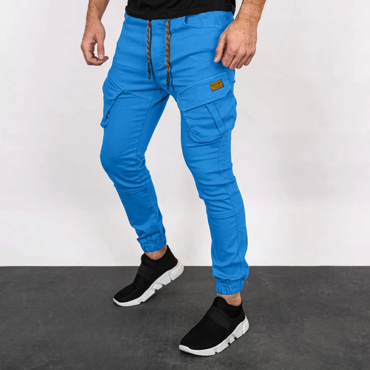 Mens Workout Cargo Sweatpants Sweatpants with Pockets for Workout Jogging Running Men's Heavyweight Sweatpants Fleece