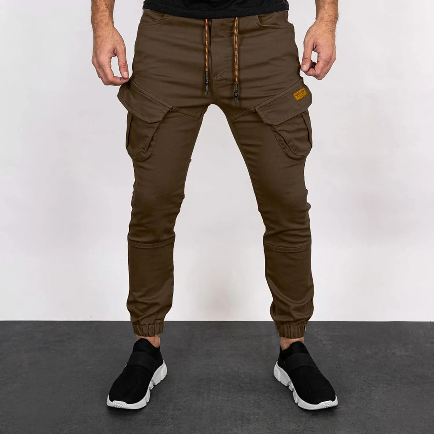 Mens Workout Cargo Sweatpants Sweatpants with Pockets for Workout Jogging Running Men's Heavyweight Sweatpants Fleece