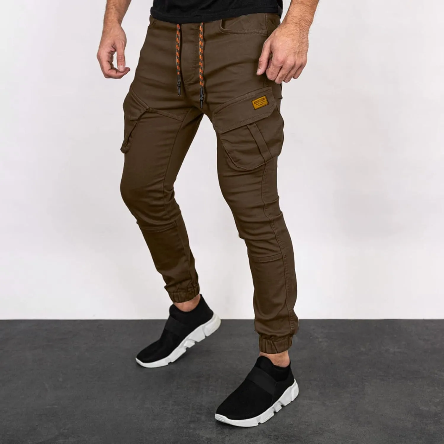 Mens Workout Cargo Sweatpants Sweatpants with Pockets for Workout Jogging Running Men's Heavyweight Sweatpants Fleece