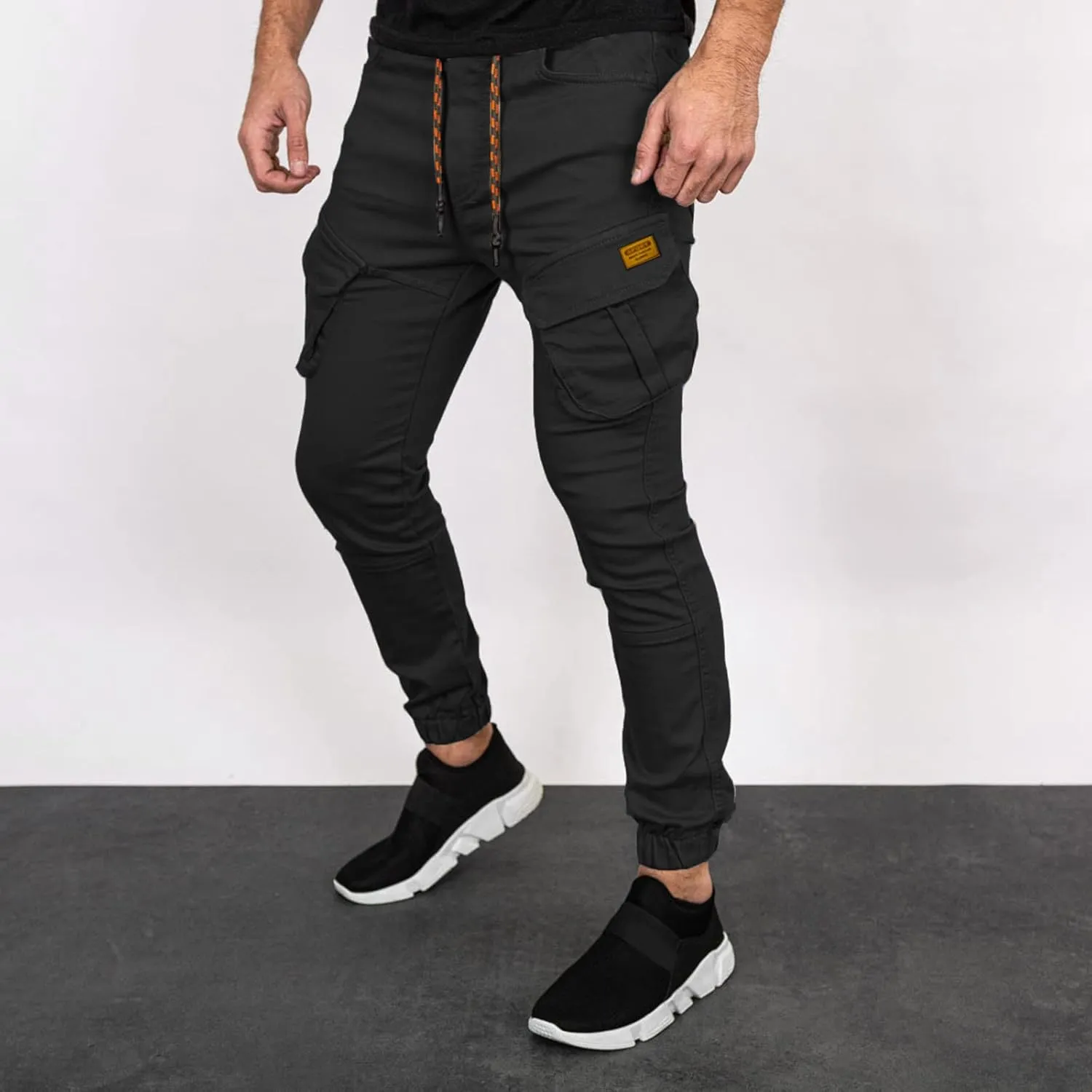 Mens Workout Cargo Sweatpants Sweatpants with Pockets for Workout Jogging Running Men's Heavyweight Sweatpants Fleece