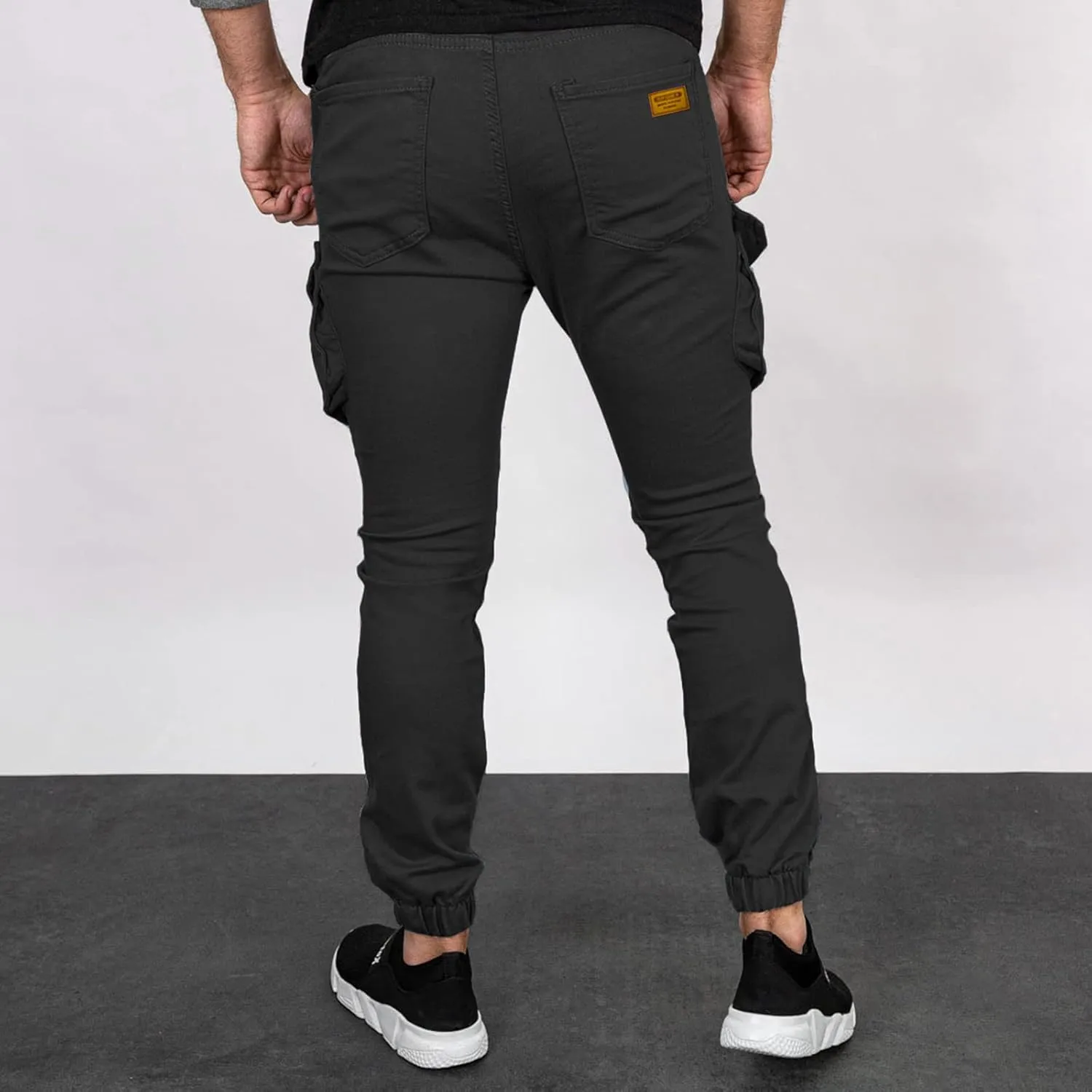 Mens Workout Cargo Sweatpants Sweatpants with Pockets for Workout Jogging Running Men's Heavyweight Sweatpants Fleece