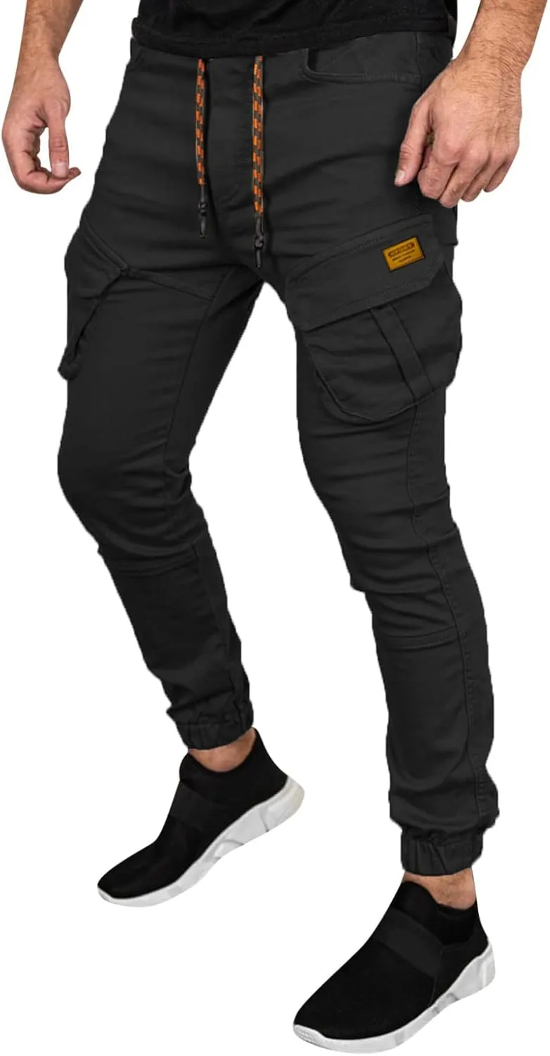 Mens Workout Cargo Sweatpants Sweatpants with Pockets for Workout Jogging Running Men's Heavyweight Sweatpants Fleece