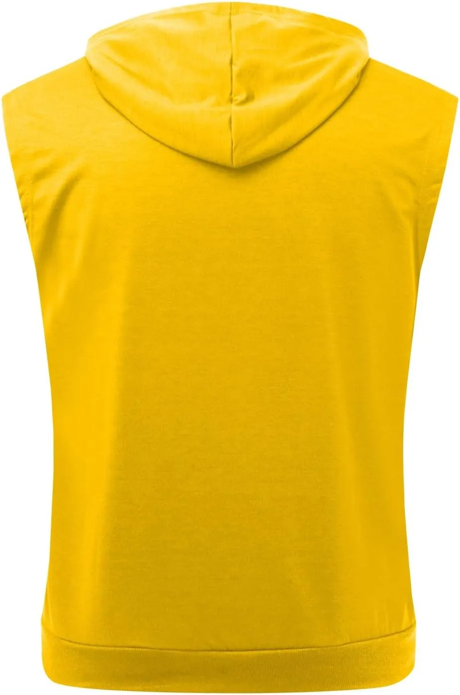 Mens Workout Hooded Tank Tops Zip Up Sleeveless Gym Shirts Slim T Shirt Bodybuilding Hoodies