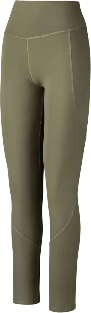 Mizuno womens High-Waisted Compression Leggings with Pockets