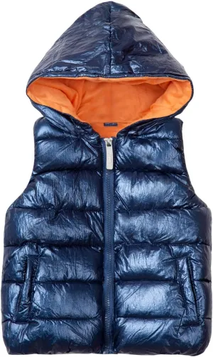 Mud Kingdom Boys Girls Hooded Vests Outerwear Zip-up Lightweight Casual Warm Jackets Autumn Winter