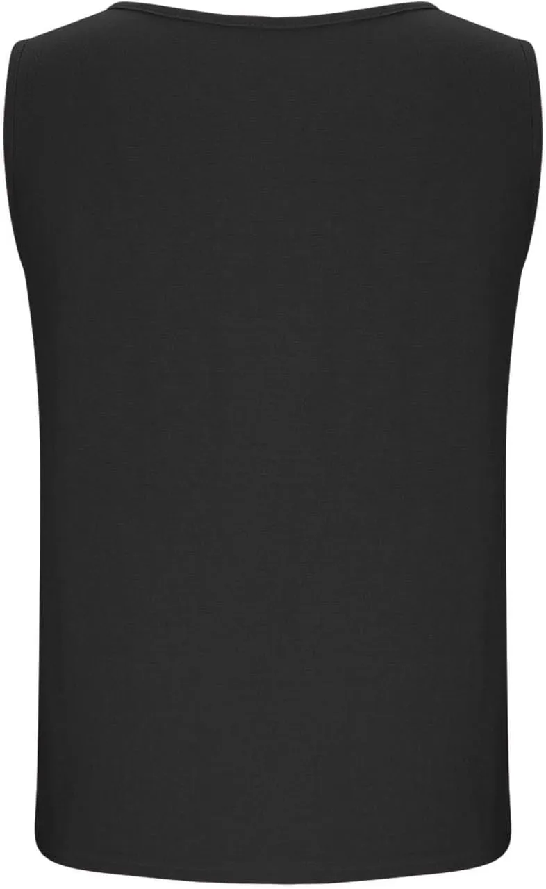 Oplxuo Cotton Linen Tank Tops for Women Loose Fit Sleeveless Round Neck Tee Shirts Summer Casual Flowy Blouses Tunic Tops