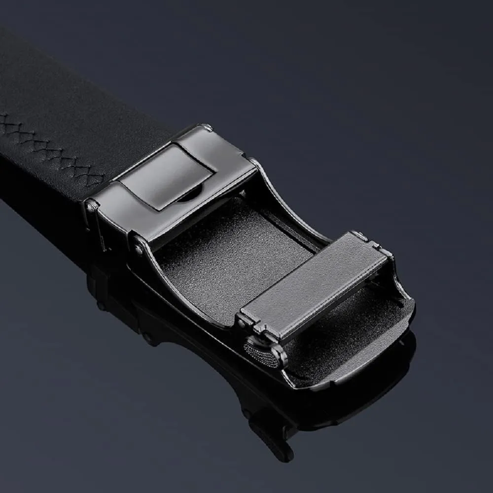Ratchet Leather Belts for Men Trend Fashion Designer Belts for Dress,with Gift Box