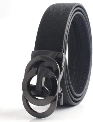 Ratchet Leather Belts for Men Trend Fashion Designer Belts for Dress,with Gift Box