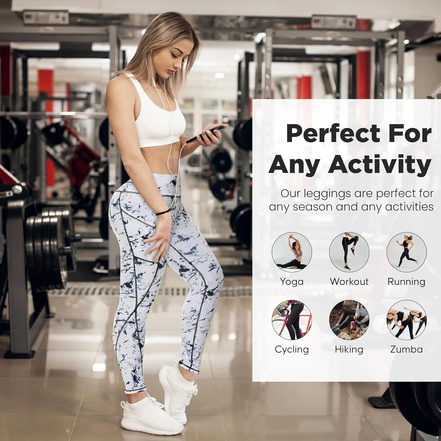 Stan Athletics- High Waist Compression Leggings for Women, Ladies Yoga Pants
