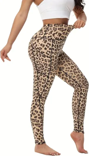 Stan Athletics- High Waist Compression Leggings for Women, Ladies Yoga Pants