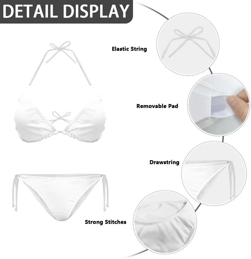 Swimsuits for Women High Waisted String Bikini Sets for Women XS-XXL