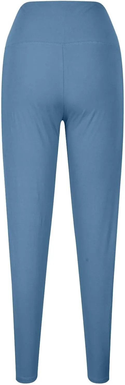 TANGNADE Plus Size Women Yoga Leggings with Pockets High Waist Elastic Fitness Trouser Oversize Leggings Yoga Clothes