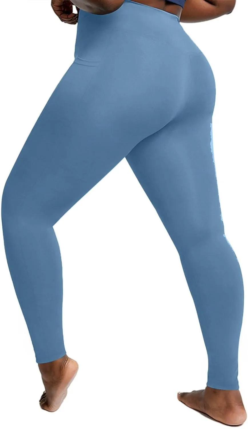 TANGNADE Plus Size Women Yoga Leggings with Pockets High Waist Elastic Fitness Trouser Oversize Leggings Yoga Clothes