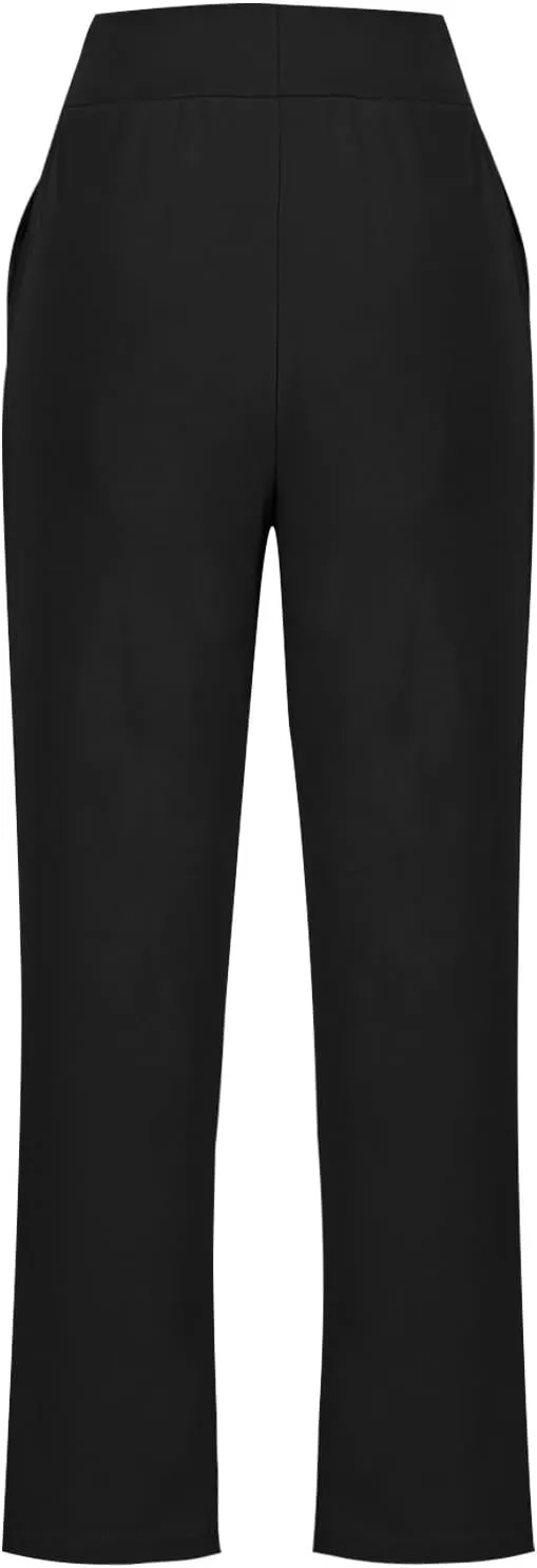TANGNADE Womens Yoga Leggings High Waisted with Pockets Soft Pajama Pants Comfy Casual Lounge Workout Pants Trouser