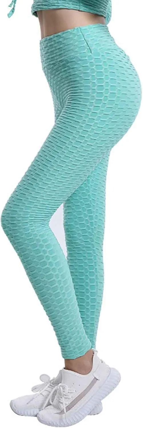 Tight Yoga Pants for Women Seamless Athletic Pants High Waist Tummy Control Leggings Compression Workout Leggings