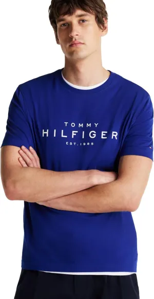 Tommy Hilfiger Men's Short Sleeve Cotton Graphic T-Shirts with Printed Logo, Also Available in Big & Tall