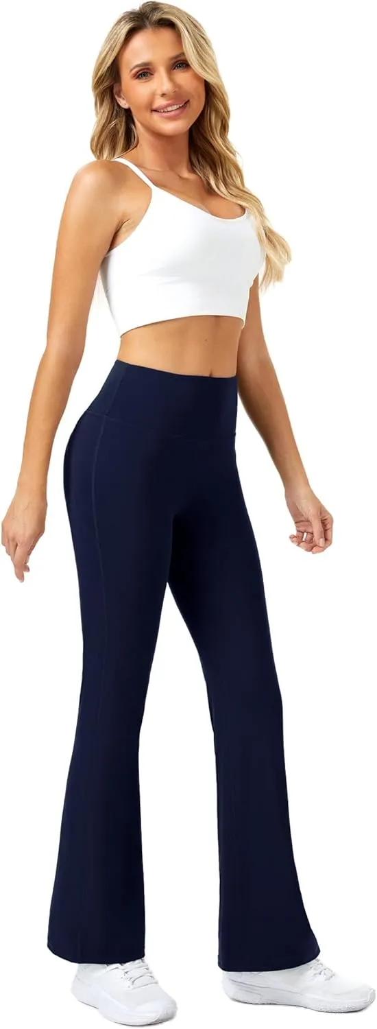 TOPYOGAS Womens Bootcut Yoga Pants High Waist Tummy Control Flare Leggings Wide Leg Sweatpants Yoga Pants