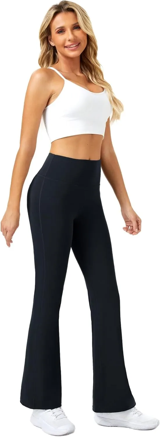 TOPYOGAS Womens Bootcut Yoga Pants High Waist Tummy Control Flare Leggings Wide Leg Sweatpants Yoga Pants