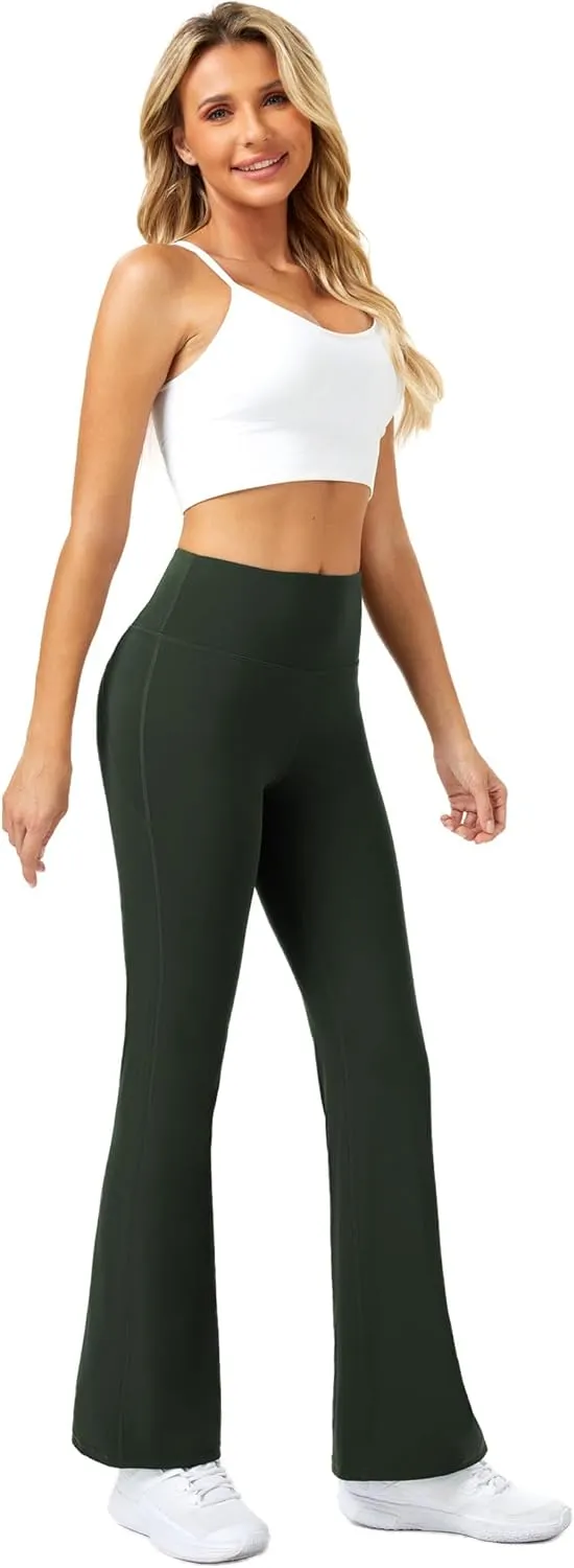 TOPYOGAS Womens Bootcut Yoga Pants High Waist Tummy Control Flare Leggings Wide Leg Sweatpants Yoga Pants