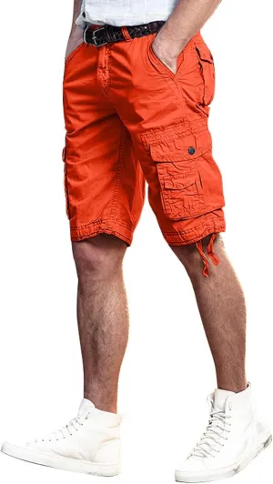 TUQIDEWU Mens Cargo Shorts, Tactical Shorts for Men Waterproof Breathable Hiking Fishing Short Pants with Pockets,not Belt