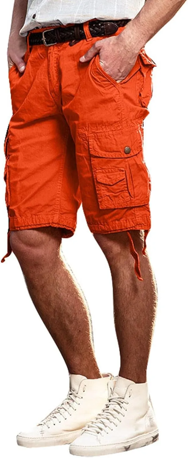 TUQIDEWU Mens Cargo Shorts, Tactical Shorts for Men Waterproof Breathable Hiking Fishing Short Pants with Pockets,not Belt