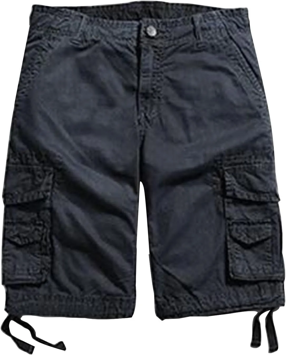 TUQIDEWU Mens Cargo Shorts, Tactical Shorts for Men Waterproof Breathable Hiking Fishing Short Pants with Pockets,not Belt