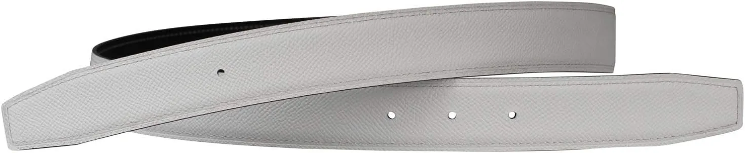 UzHot Reversible H Full Grain Cow Leather Belts Replacement Belt Strap Without Buckle 32mm Wide