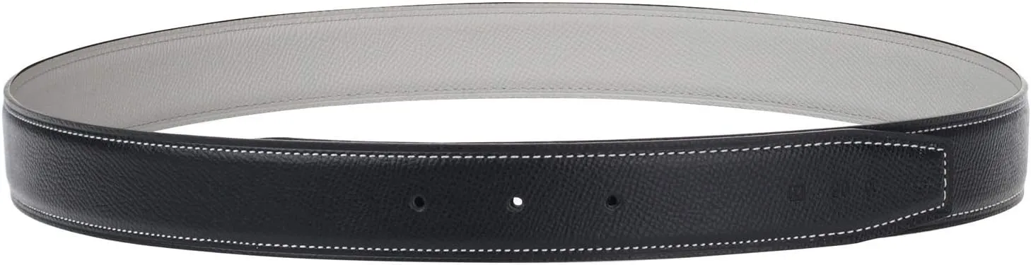 UzHot Reversible H Full Grain Cow Leather Belts Replacement Belt Strap Without Buckle 32mm Wide