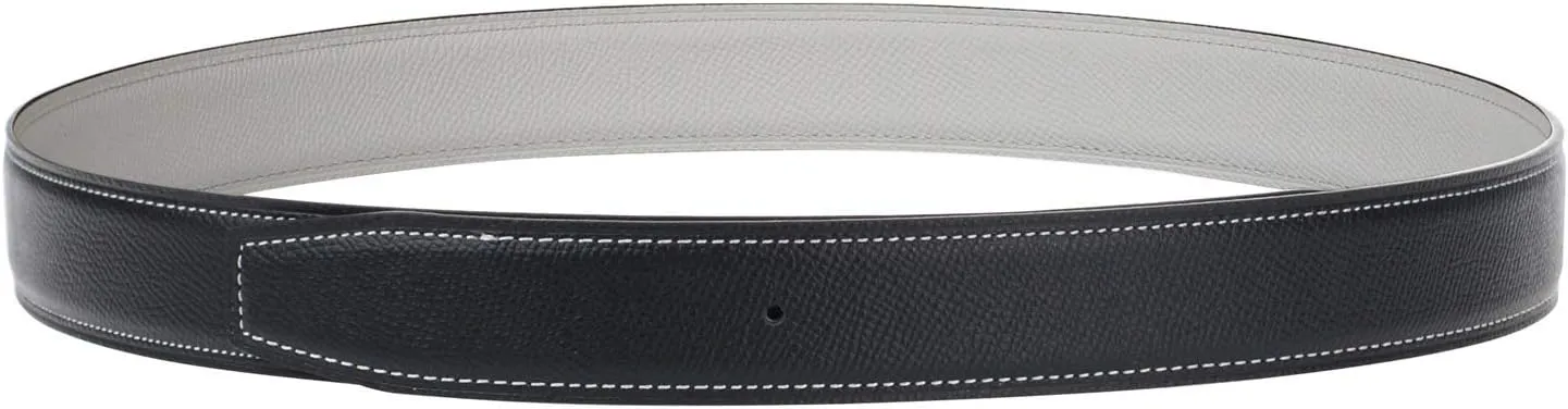UzHot Reversible H Full Grain Cow Leather Belts Replacement Belt Strap Without Buckle 32mm Wide