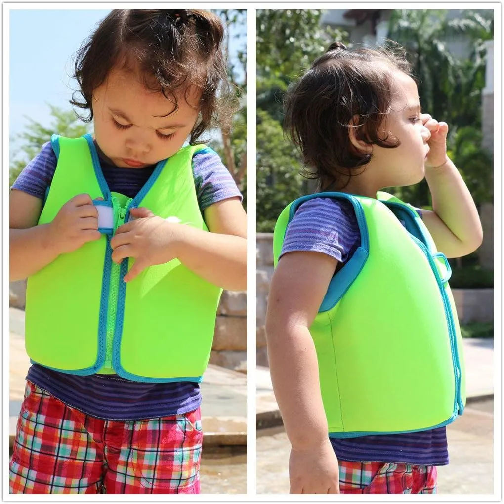 Vine Kids Swim Vest Toddler Learn to Swim Floatation Jackets Training Vest for Boys Girls