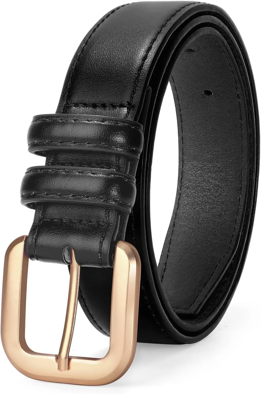 VONMELLI Leather Belts for Women Fashion Wasit Ladies Belt for Jeans Pants Dresses with Pin Buckle
