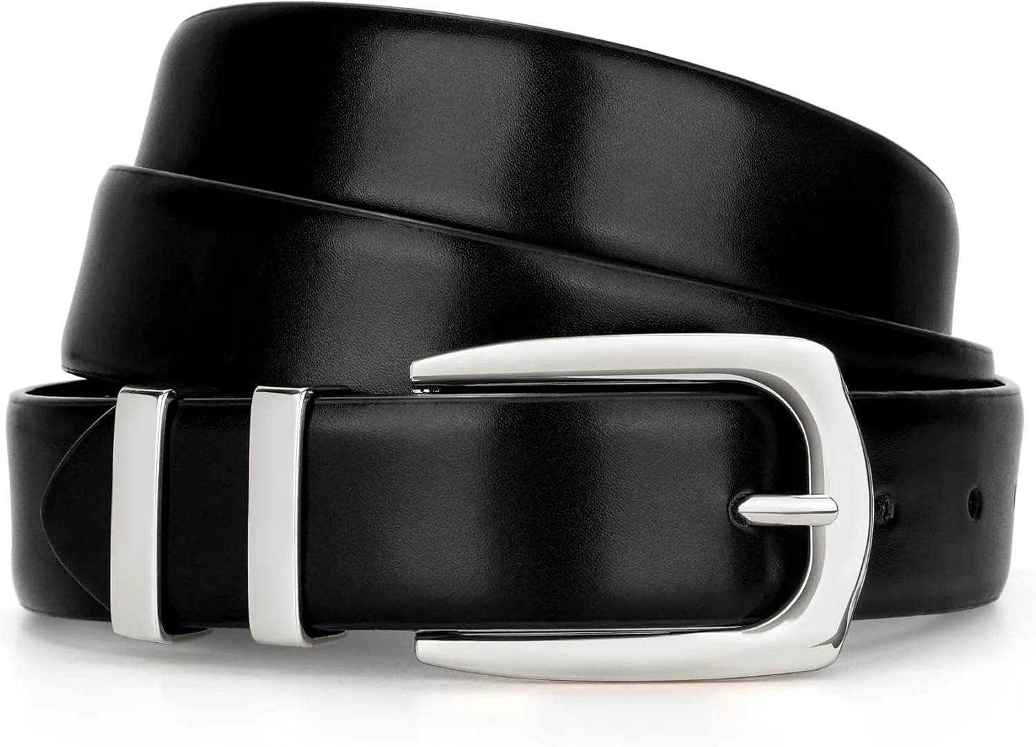 WHIPPY Women's Leather Belts for Jeans Pants Fashion Ladies Belt Gold Buckle Belts for Women
