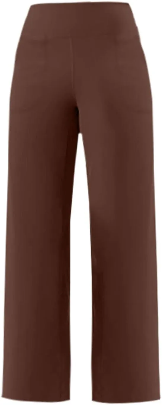 Wide Leg Yoga Pants for Women High Waist Straight Leg Trouser Stretch Lounge Pants Baggy Sweatpants with Pockets
