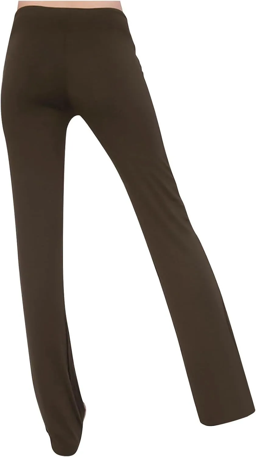 Wide Leg Yoga Pants for Women High Waisted Bootcut Leggings Comfy Flare Lounge Pants Casual Loose Yoga Leggings