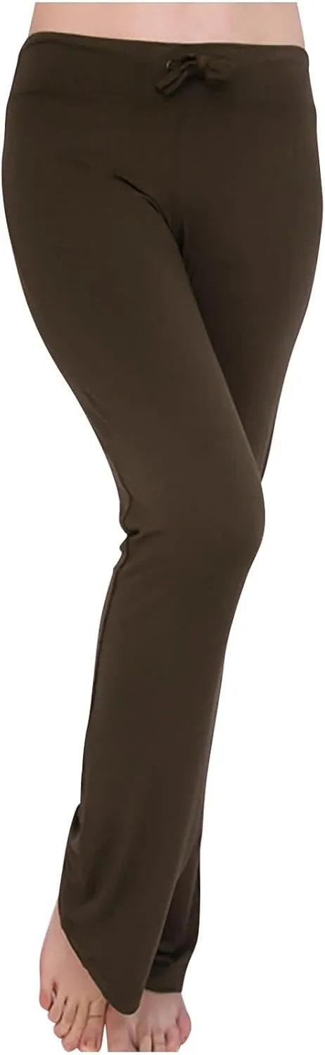 Wide Leg Yoga Pants for Women High Waisted Bootcut Leggings Comfy Flare Lounge Pants Casual Loose Yoga Leggings