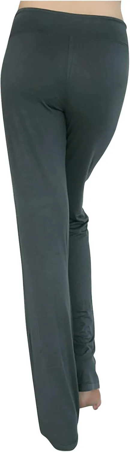 Wide Leg Yoga Pants for Women High Waisted Bootcut Leggings Comfy Flare Lounge Pants Casual Loose Yoga Leggings