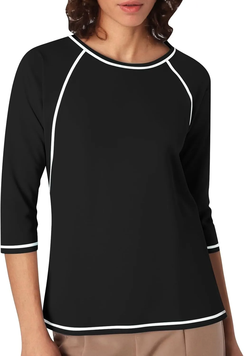 Women Casual Sport Shirts Sun Protection UPF 50  Rash Guard Tops Quick Dry T-Shirt Gym Workout Garden Running Blouse