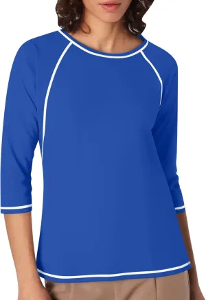 Women Casual Sport Shirts Sun Protection UPF 50  Rash Guard Tops Quick Dry T-Shirt Gym Workout Garden Running Blouse