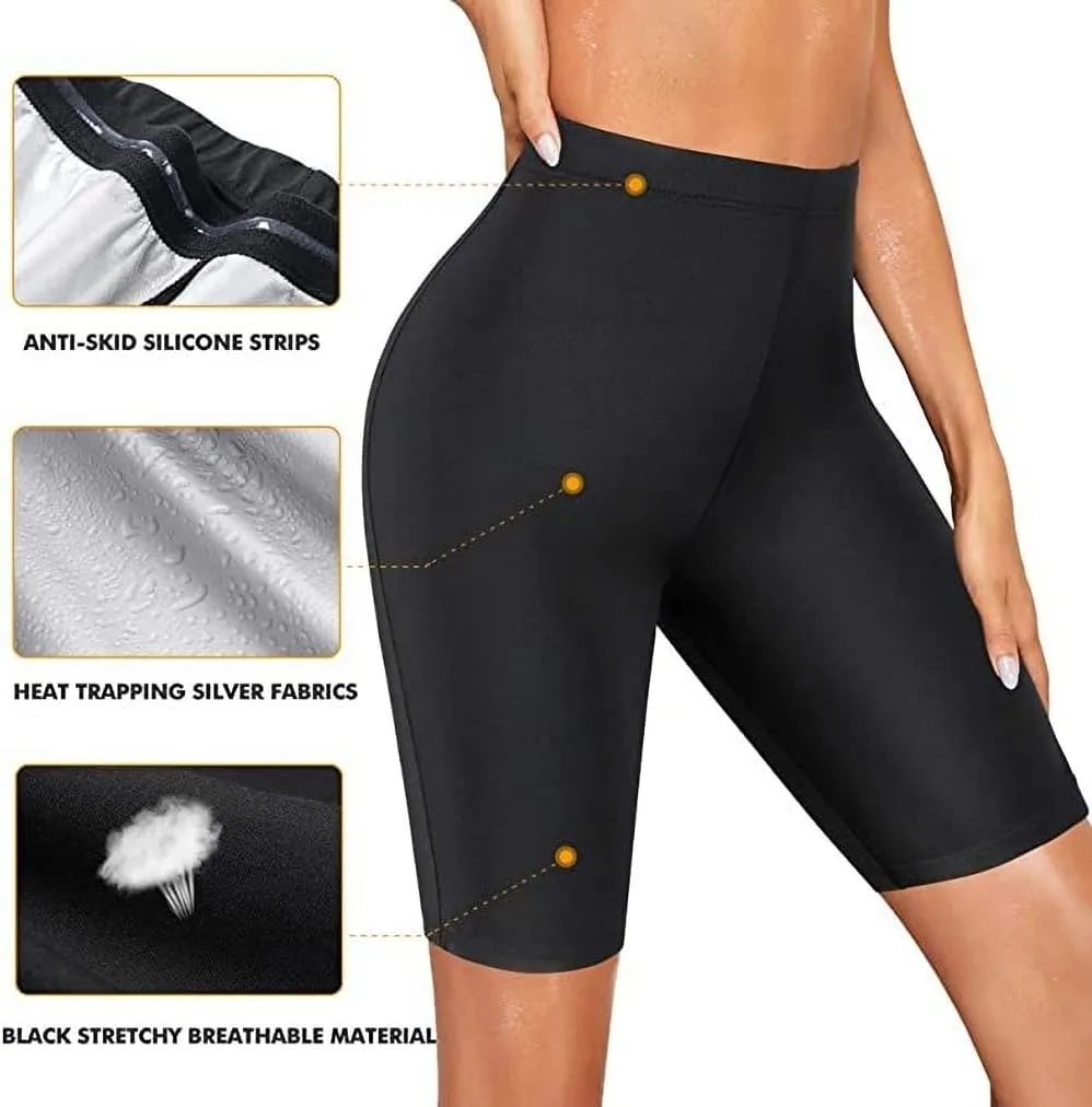 Women High Waist Corset Leggings Waist Trainer Tummy Control Slimming Body Shaper Compression Workout Yoga Pants