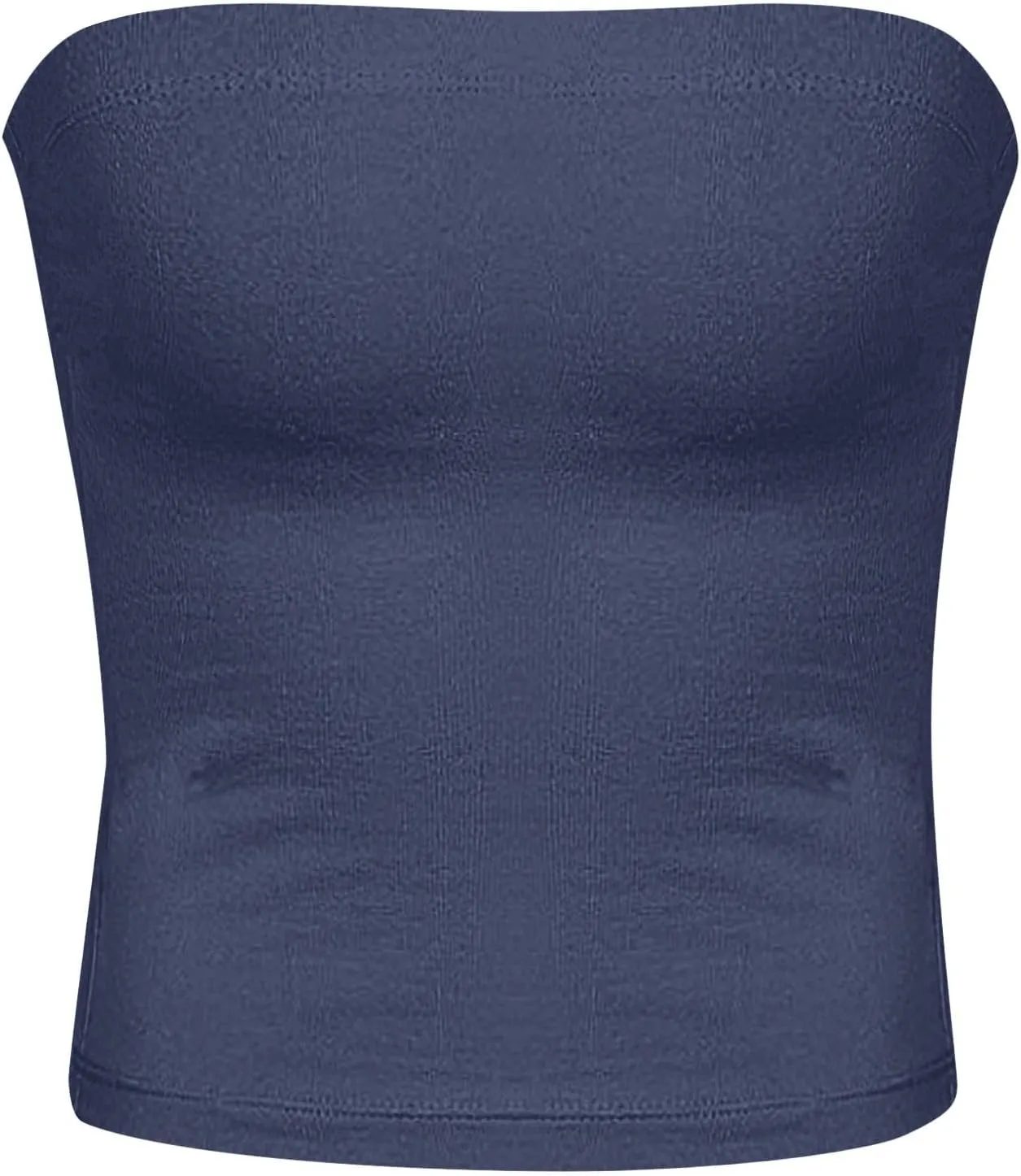 Women's Basic Tube Top Summer Going Out Tank Top Double Lined Bandeau