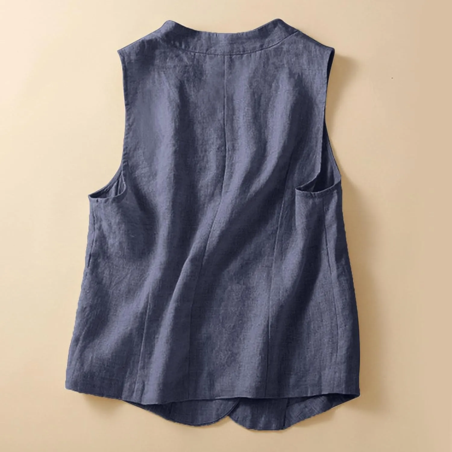 Womens Collared Embroidered Shirt Plain Short Sleeve Linen Summer Casual Trendy Blouses Top Loose Tunic Top